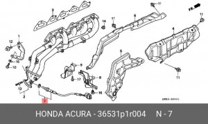 Лямбда-зонд 36531P1R004 HONDA