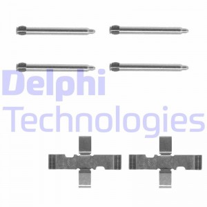 Комплектующие, колодки дискового тормоза LX0095 DELPHI