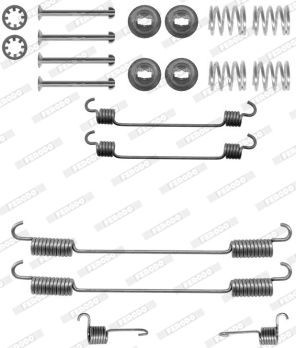 Комплектующие, тормозная колодка FBA204 FERODO