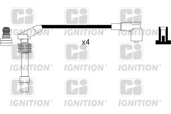 Ккомплект проводов зажигания XC899 QUINTON HAZELL