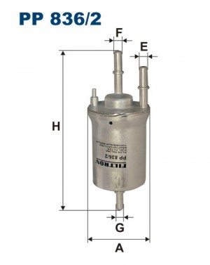 Фильтр топливный PP 836/2 FILTRON
