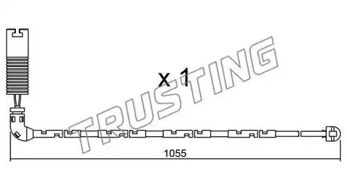 Сигнализатор, износ тормозных колодок SU.196 TRUSTING