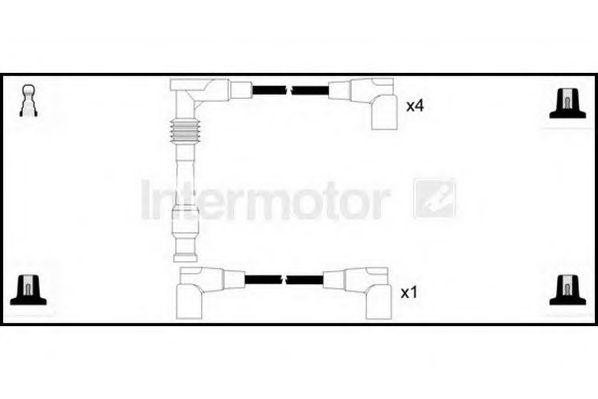 Ккомплект проводов зажигания 73924 STANDARD