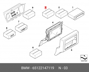 Комплект дооснащения 65 12 2 147 119 BMW