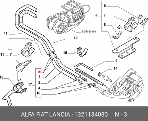 Деталь 1321134080 ALFA FIAT LANCIA