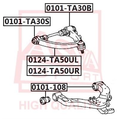 Сайлентблок 0101-108 ASVA