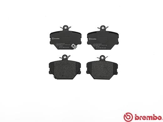 Комплект тормозных колодок, диско P50038 BREMBO