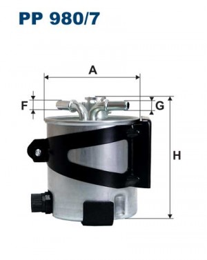 Фильтр топливный PP9807 FILTRON