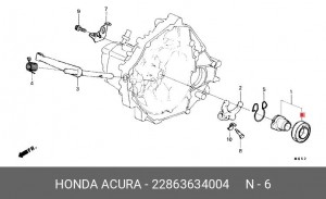 Выжимной подшипник 22863634004 HONDA