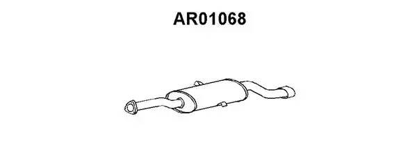 Глушитель выхлопных газов конечный AR01068 VENEPORTE