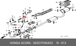 Лямбда-зонд 36531PGKA03 HONDA