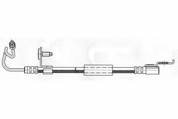 Тормозной шланг FHY2276 FERODO
