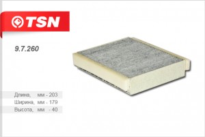Фильтр салона 9.7.260 TSN