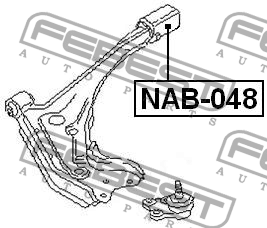 Рычаг подвески NAB-048 FEBEST