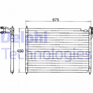 Конденсатор, кондиционер TSP0225084 DELPHI