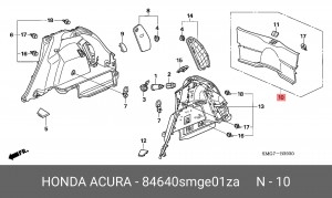 Деталь 84640SMGE01ZA HONDA