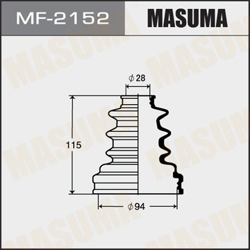 Пыльник ШРУСа MF2152 MASUMA