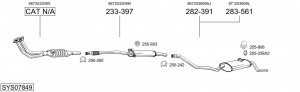 Выпускной трубопровод 339515 BOSAL