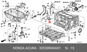 Датчик детонации 30530R40A01 HONDA