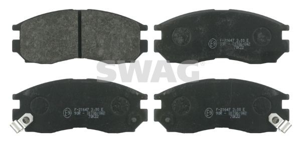 Комплект тормозных колодок, диско 80 91 6327 SWAG