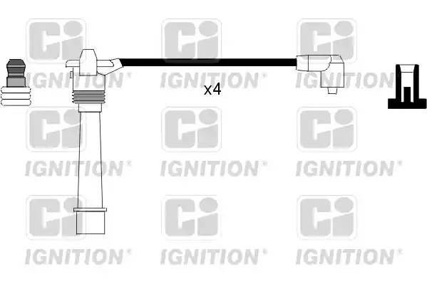 Ккомплект проводов зажигания XC880 QUINTON HAZELL