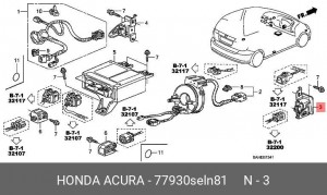 Деталь 77930SELN81 HONDA