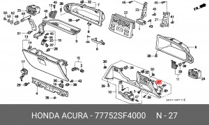 Деталь 77752SF4000 HONDA