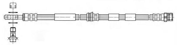 Тормозной шланг FHY2210 FERODO