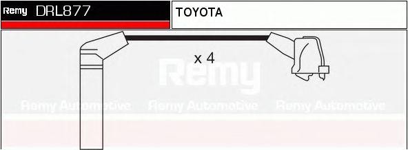 Ккомплект проводов зажигания DRL877 DELCO REMY