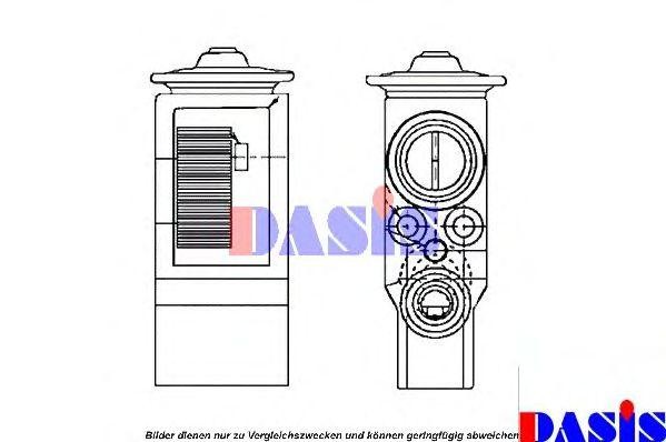 Расширительный клапан, кондиционер 840137N AKS DASIS