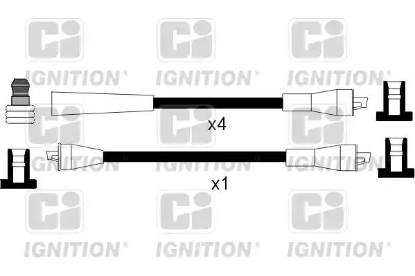 Ккомплект проводов зажигания XC802 QUINTON HAZELL