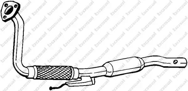 Предглушитель выхлопных газов 148-267 BOSAL