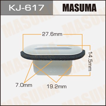Клипса крепежная KJ617 MASUMA