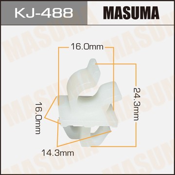 Клипса крепежная KJ488 MASUMA