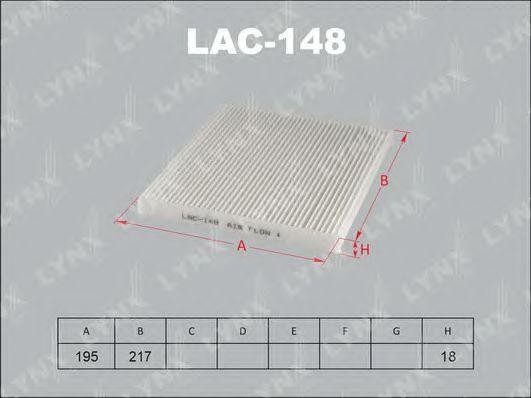 Фильтр салона LAC-148 LYNXAUTO