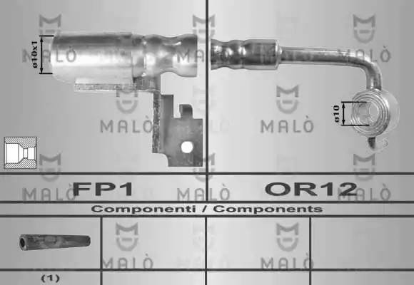 Тормозной шланг 80231 MALO
