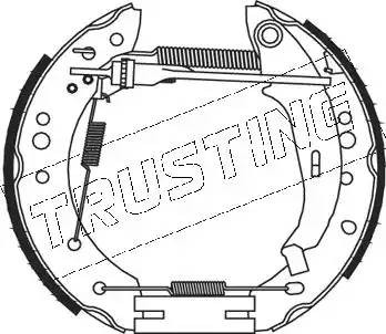 Комплект тормозных колодок, диско 5441 TRUSTING