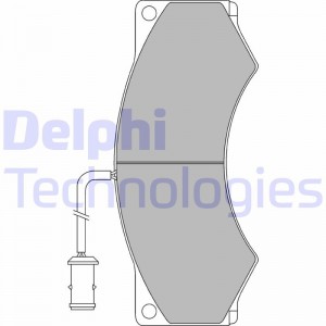 Комплект тормозных колодок, диско LP857 DELPHI