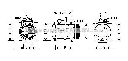 Компрессор, кондиционер BWK231 AVA