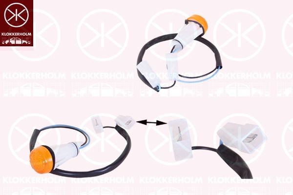 Фонарь указателя поворота 00250555 KLOKKERHOLM