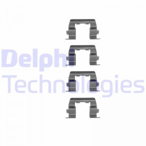 Комплектующие, колодки дискового тормоза LX0188 DELPHI
