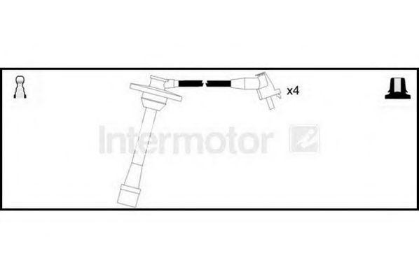 Ккомплект проводов зажигания 73968 STANDARD