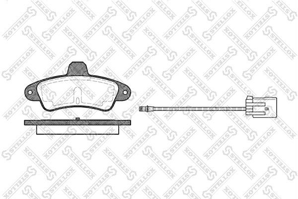 Колодки тормозные дисковые 444-002-SX STELLOX