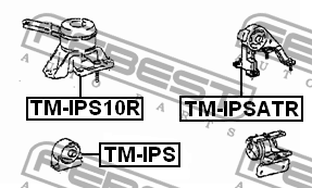 Подушка двигателя TM-IPS10R FEBEST