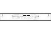 Ккомплект проводов зажигания 73861 STANDARD