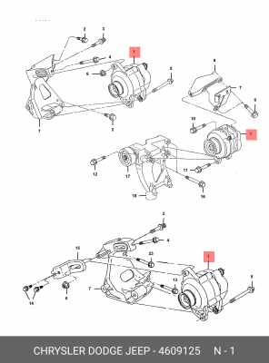 Статор, генератор 460 9125 CHRYSLER
