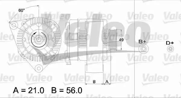 Генератор 436619 VALEO PHC