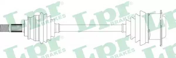 Приводной вал DS16036 LPR