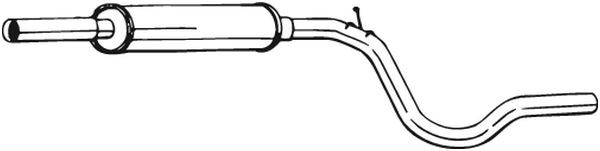 Средний глушитель выхлопных газов 281-233 BOSAL