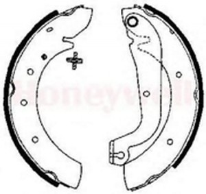 Комплект тормозных колодок 361430B BENDIX JURID